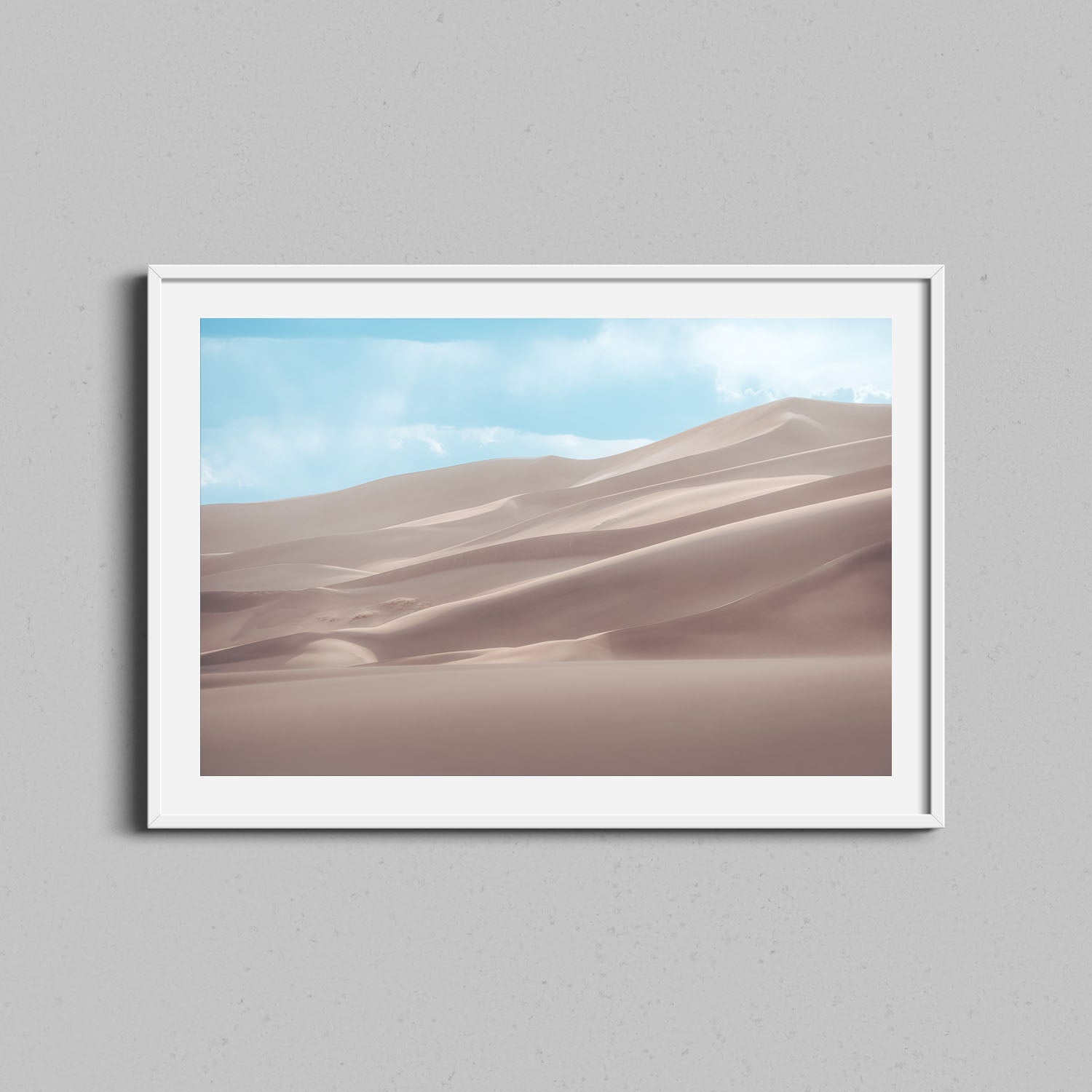 Pastel Sand Dunes Print