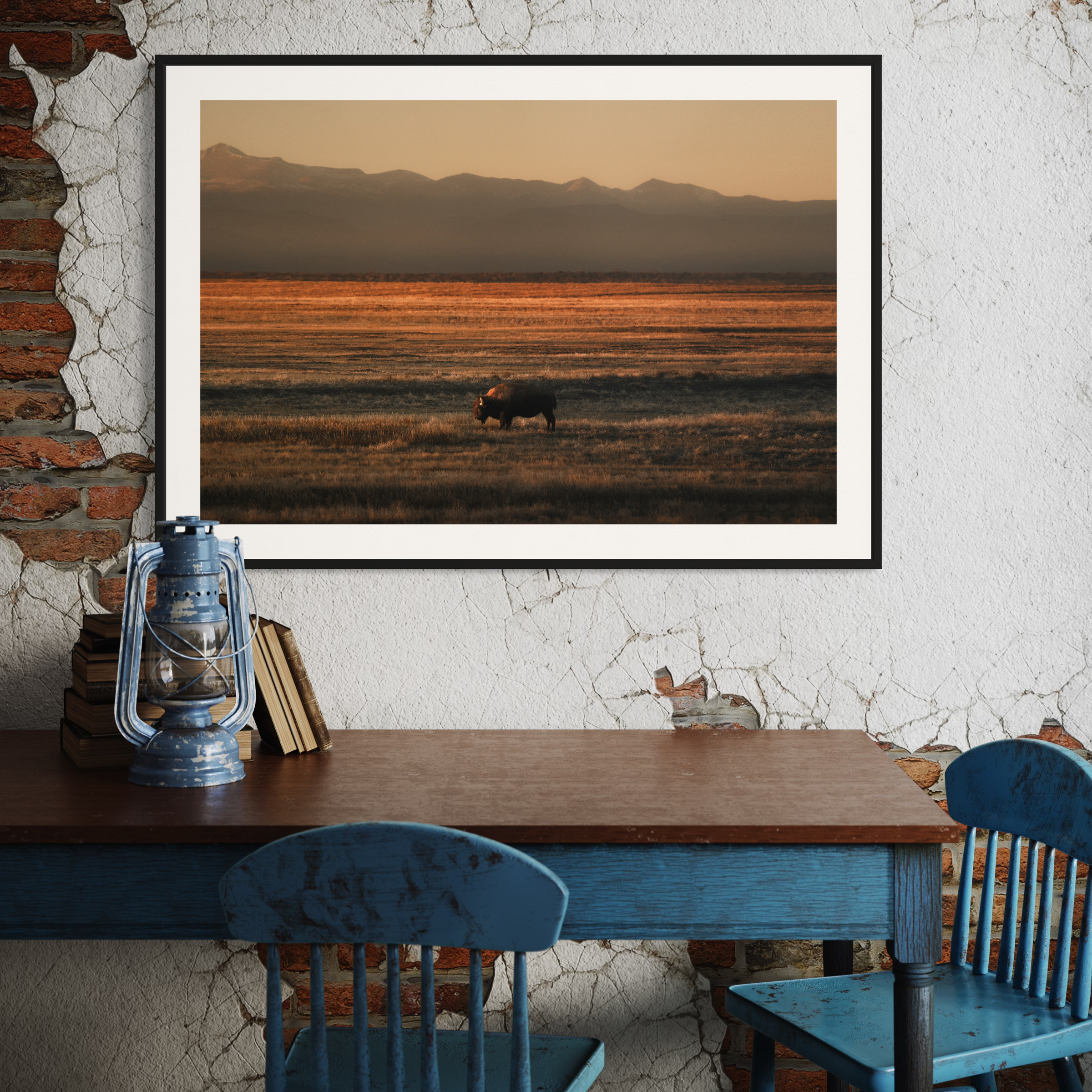 Lone Colorado Buffalo Print