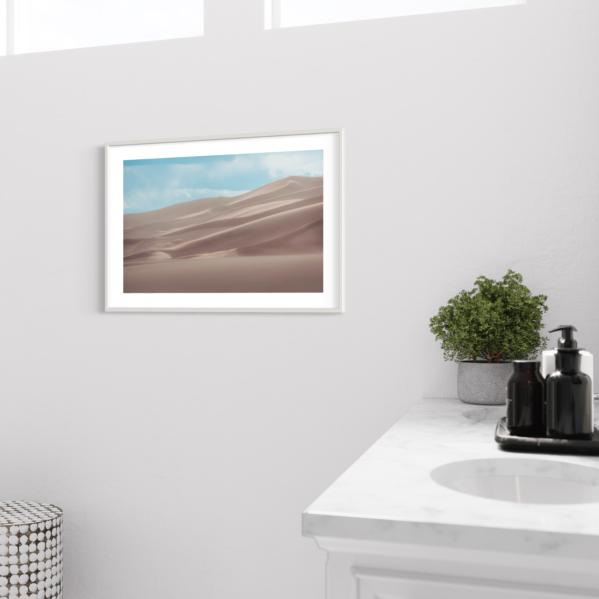 Pastel Sand Dunes Print