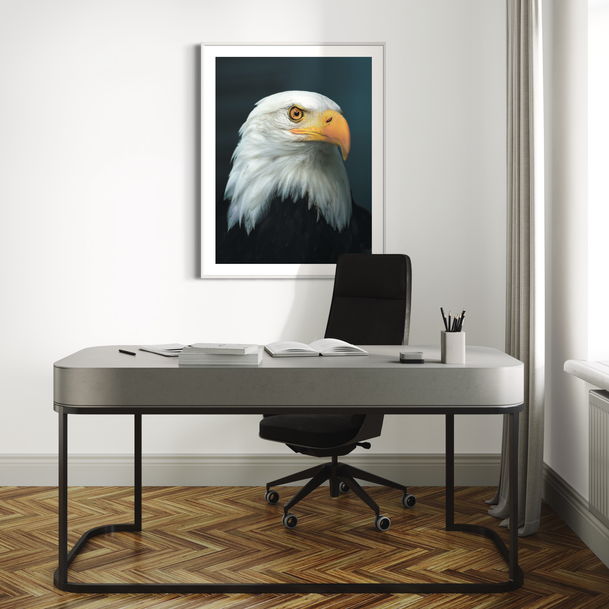 Bald Eagle Portrait Print