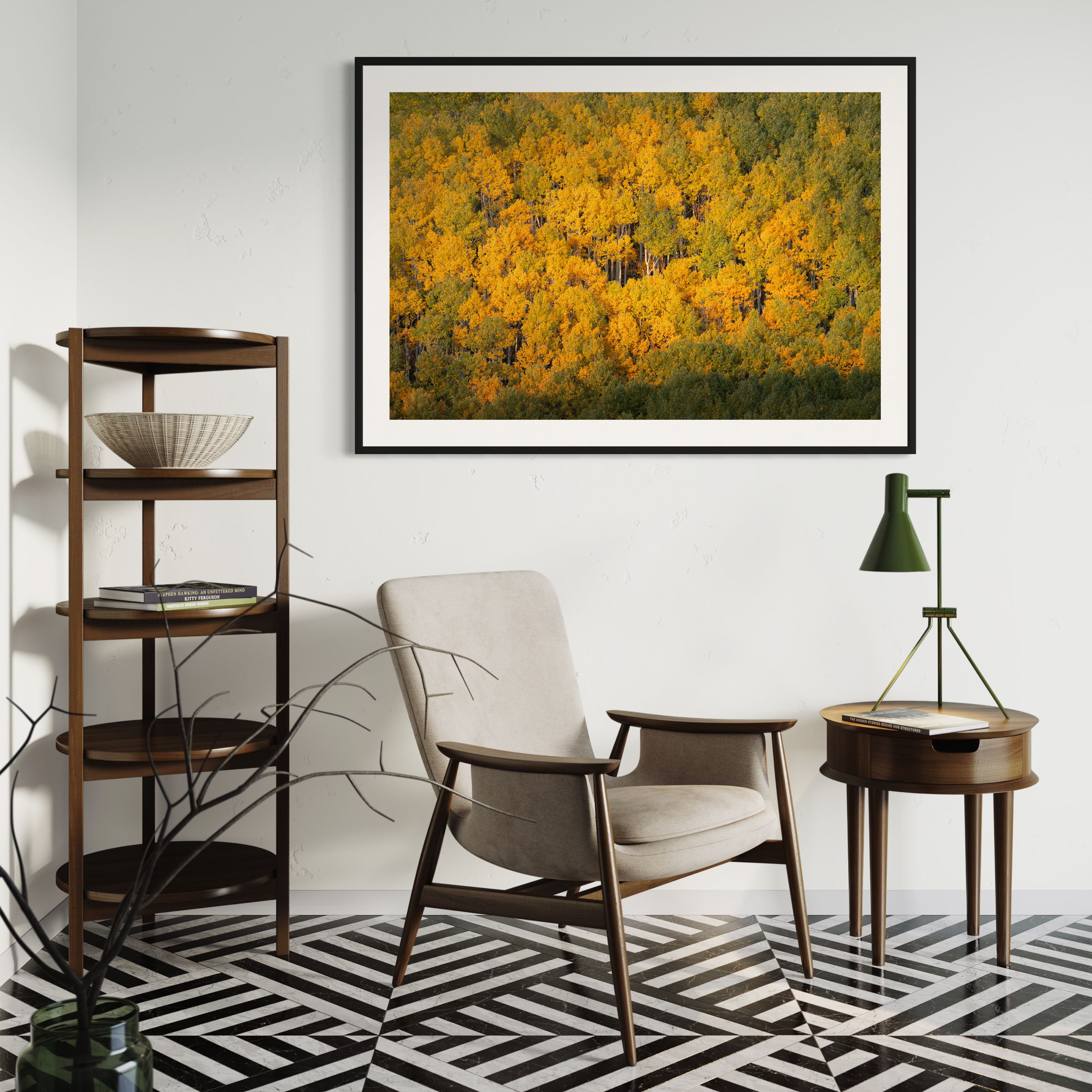 Yellow Forest Print