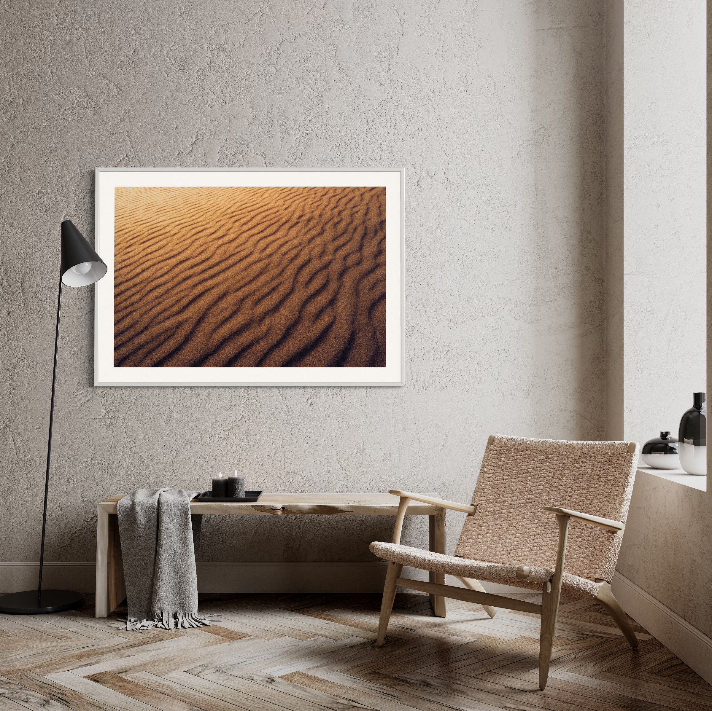 Abstract Sand Dunes Print