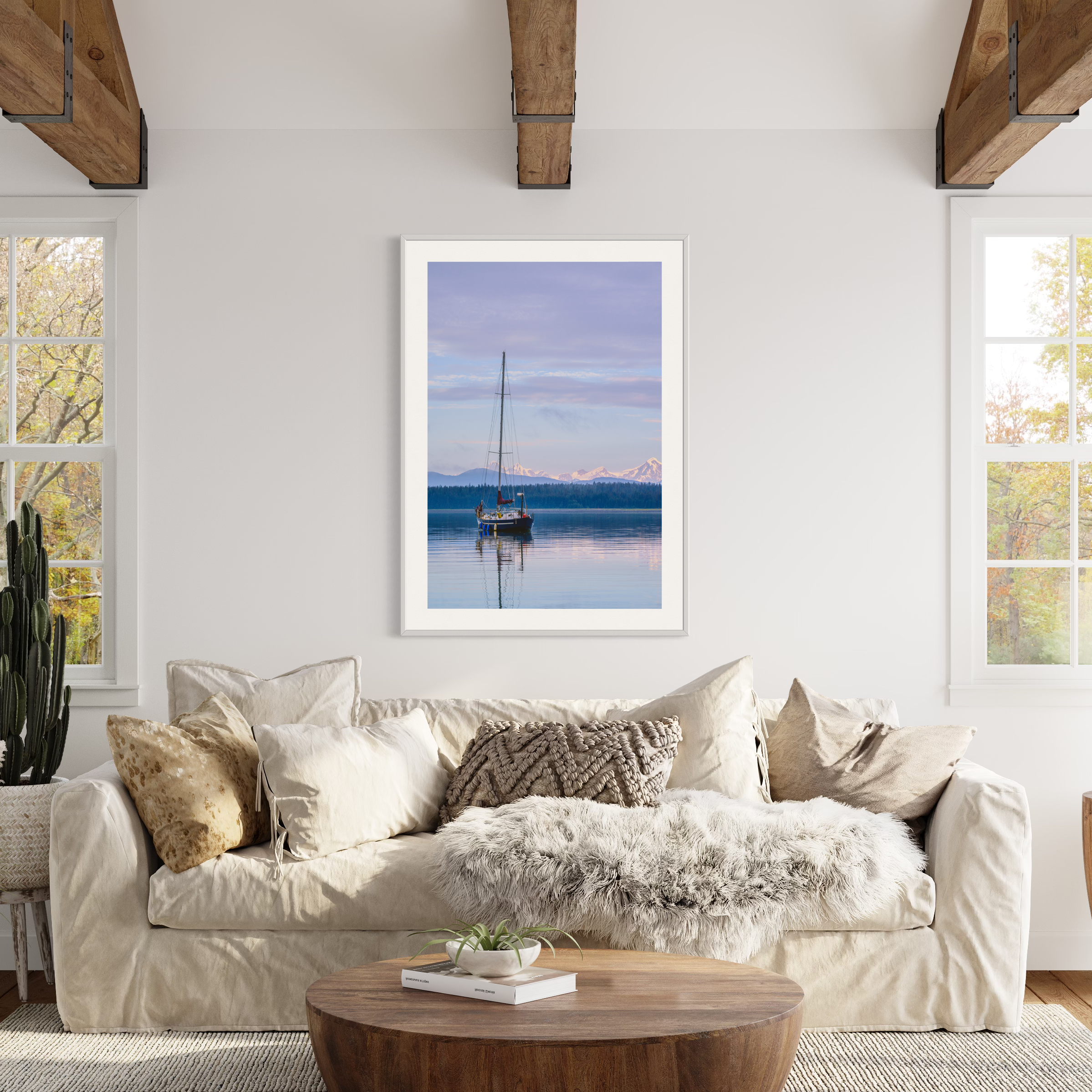 Sailboat Reflection Print