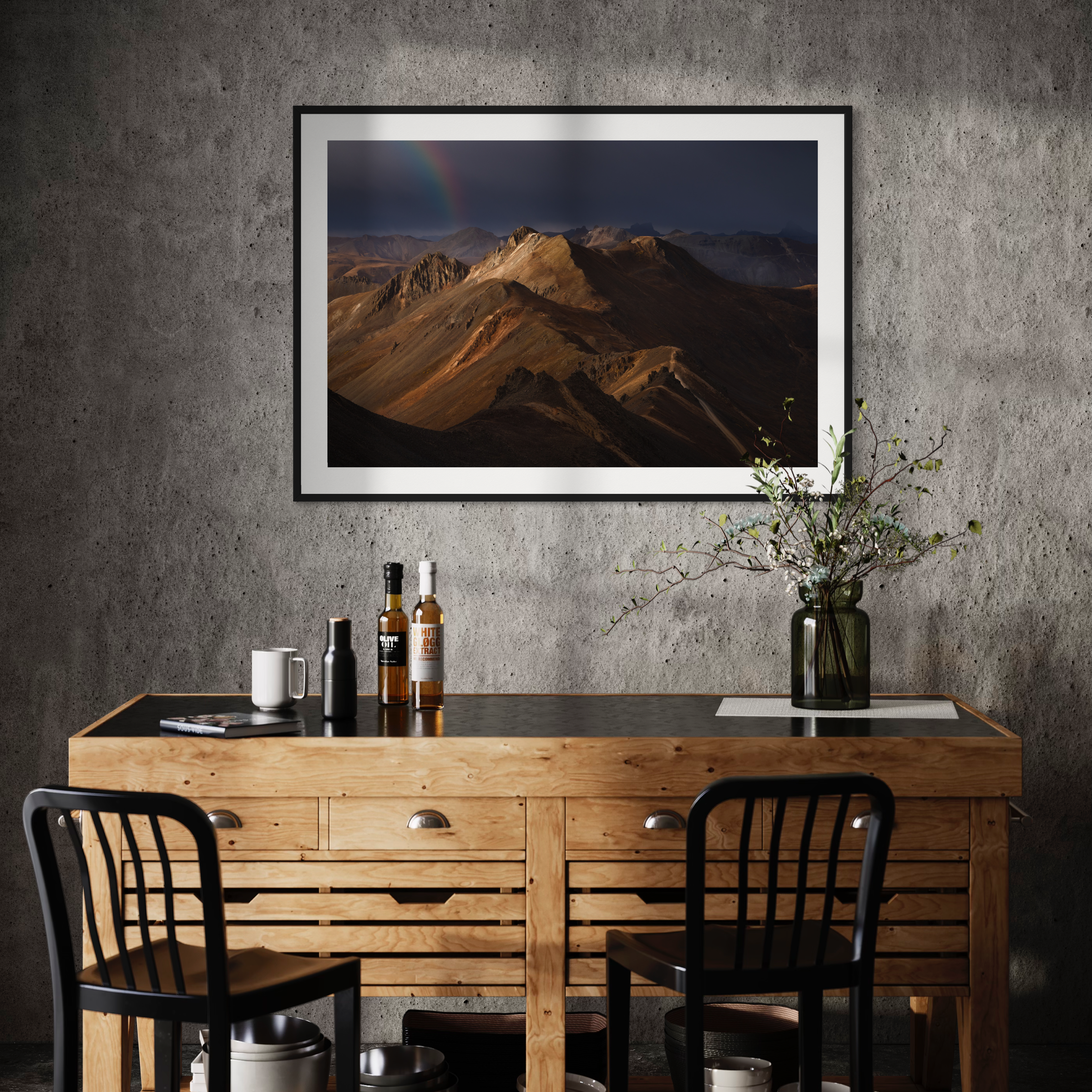 Wetterhorn Uncompahgre Rainbow Print