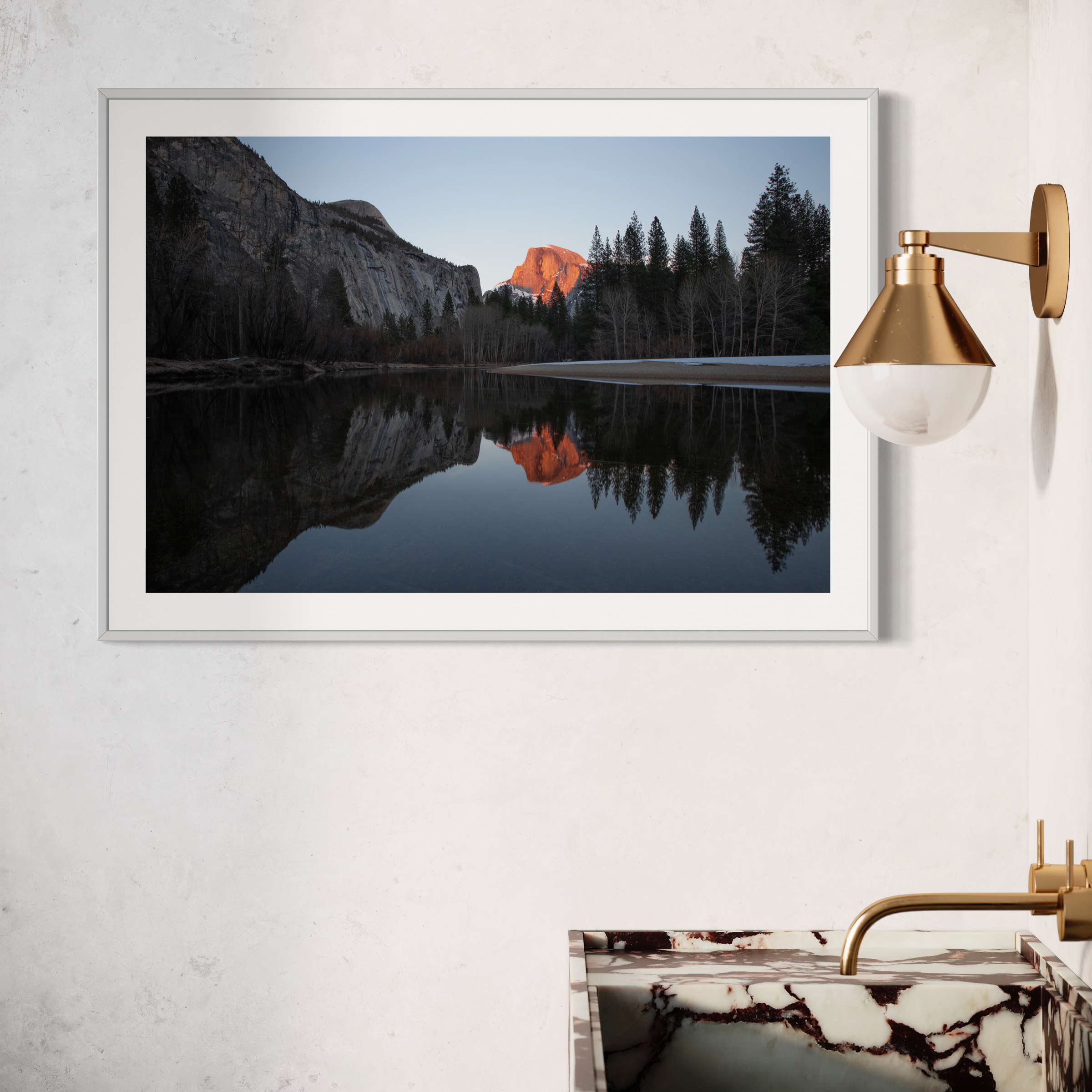 Half Dome Sunset Print