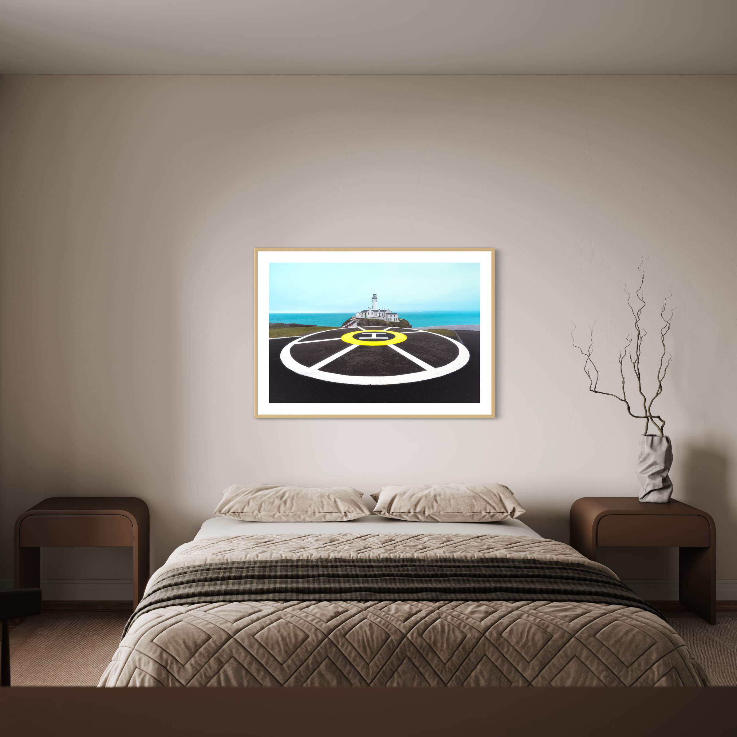 Fanad Head Heli Pad Print