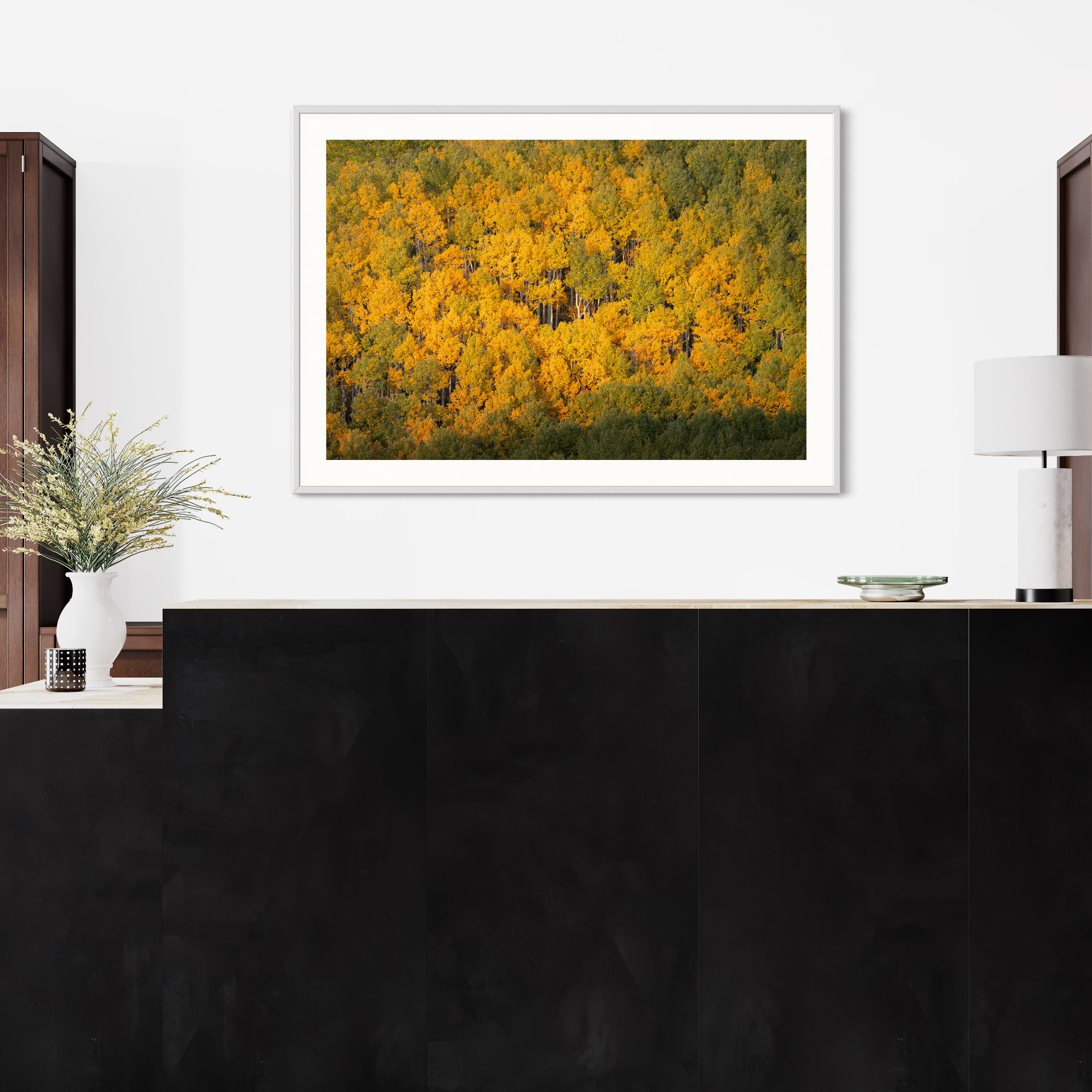 Yellow Forest Print