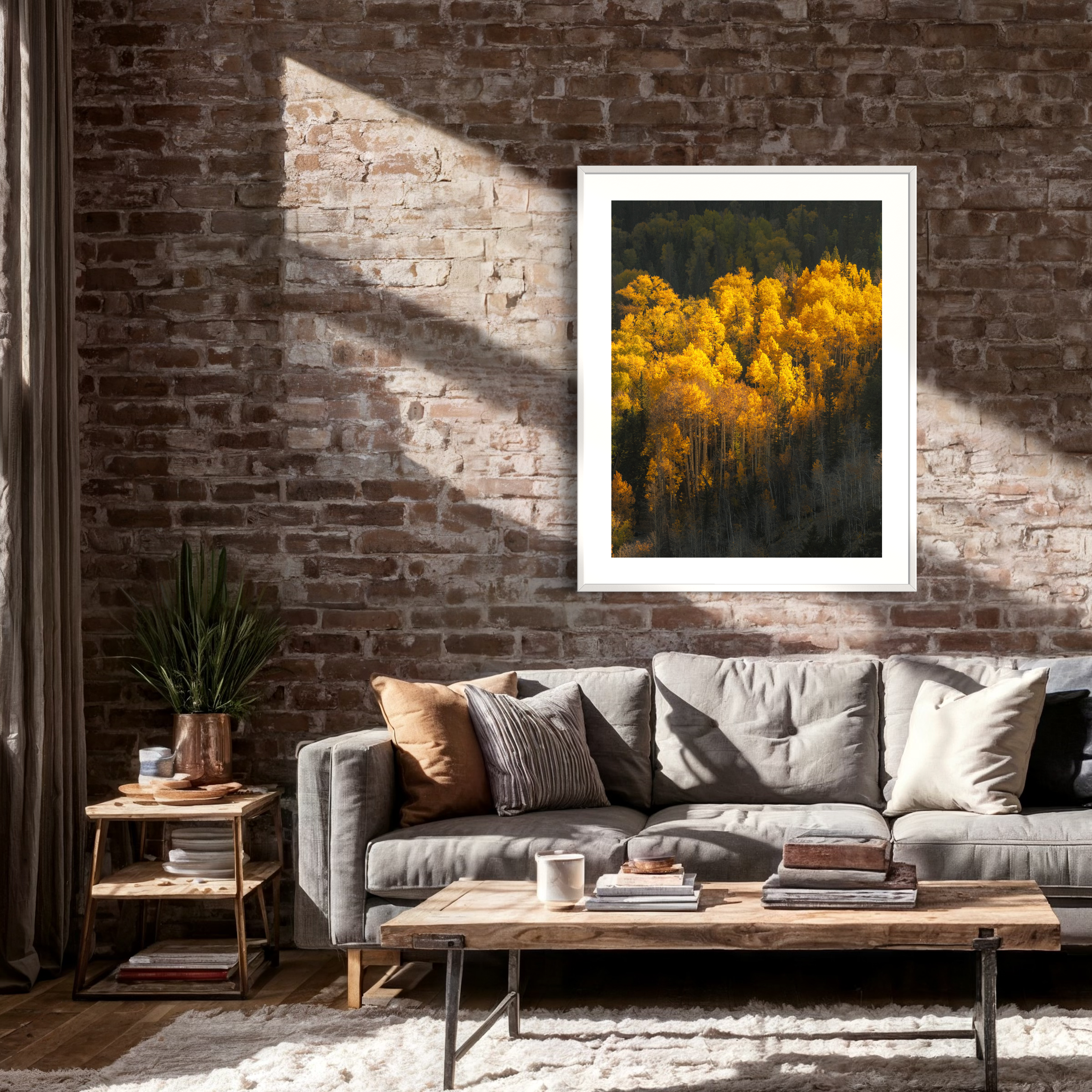 Aspen Tree Glow Print