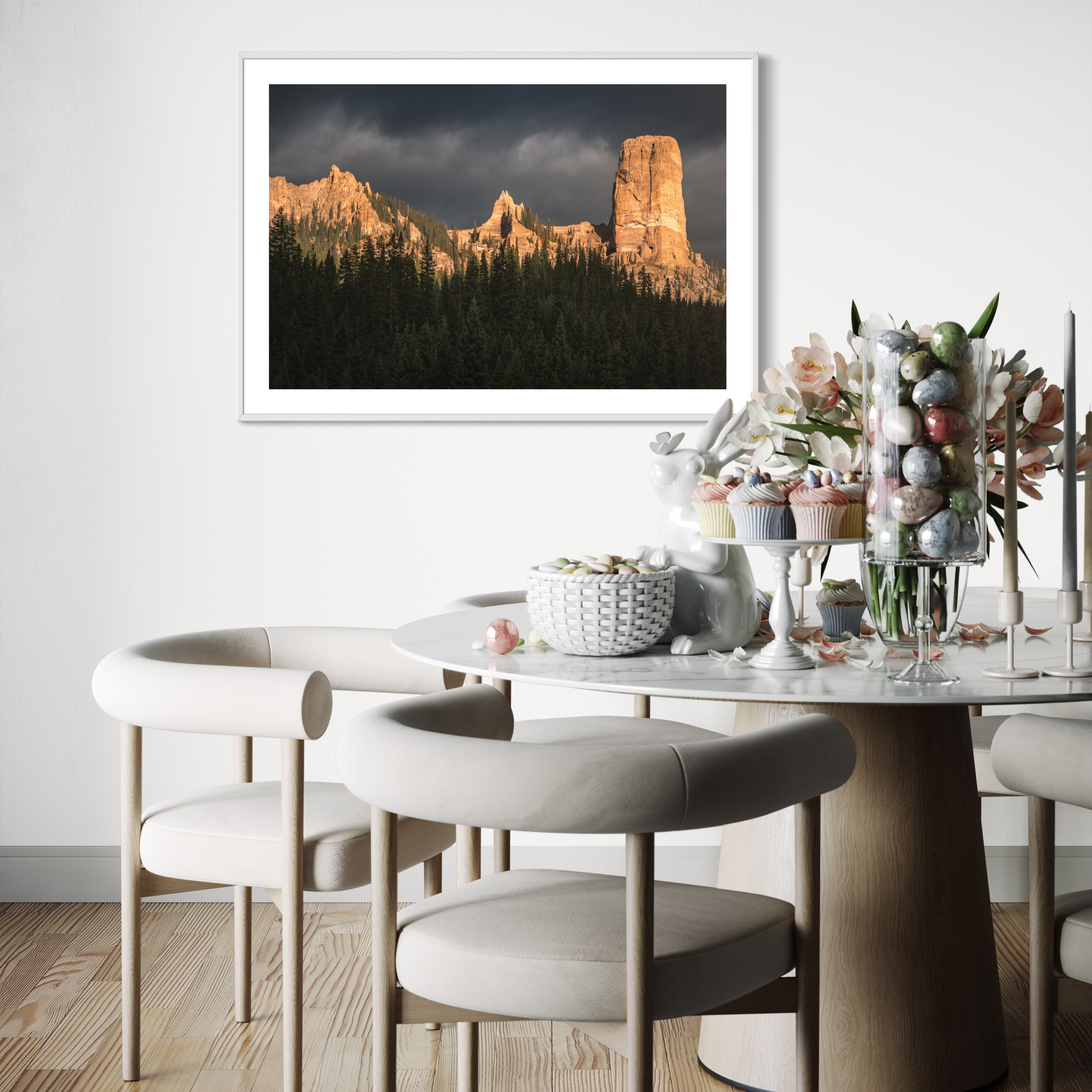 Chimney Rock Sunrise Print