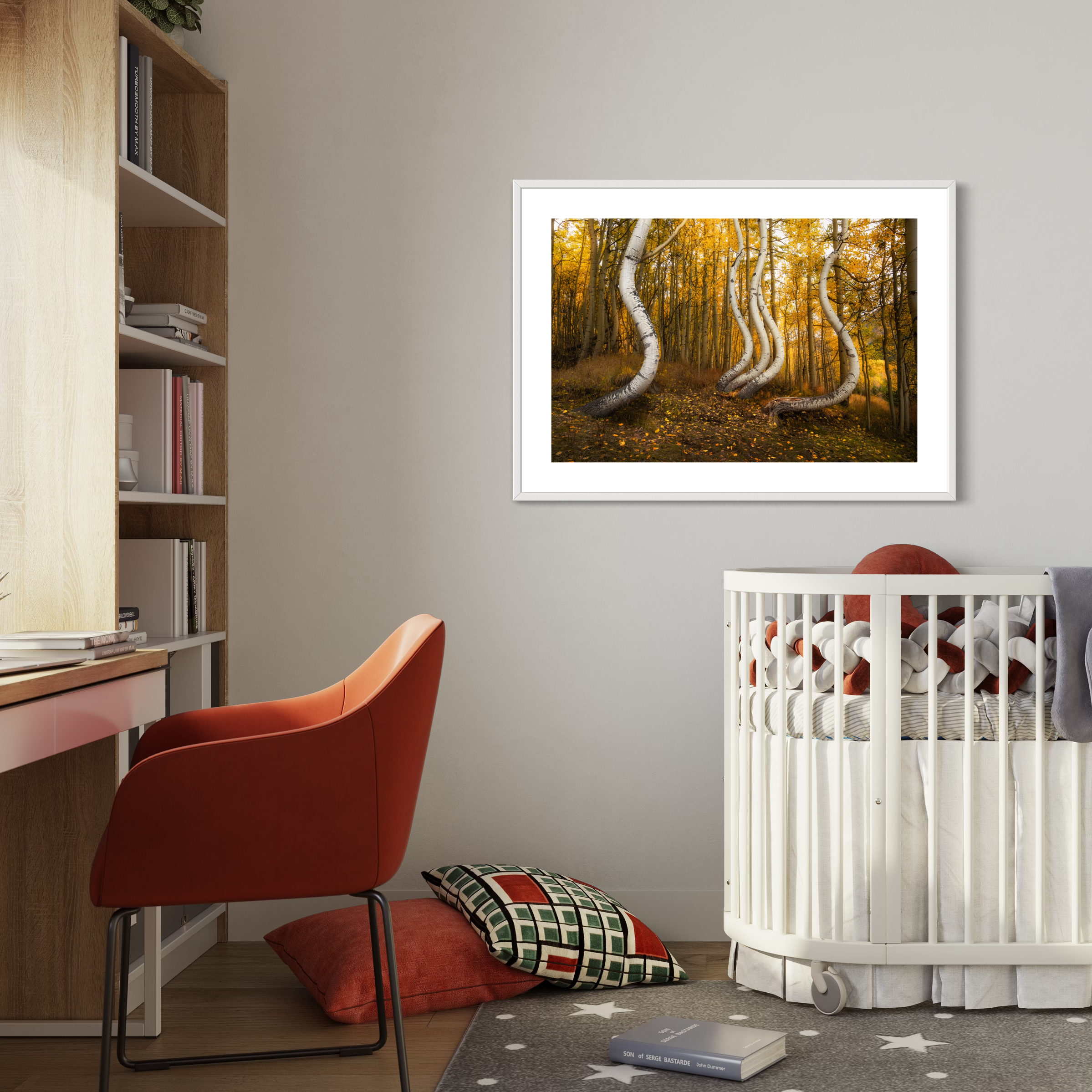 Dancing Aspen Trees Print