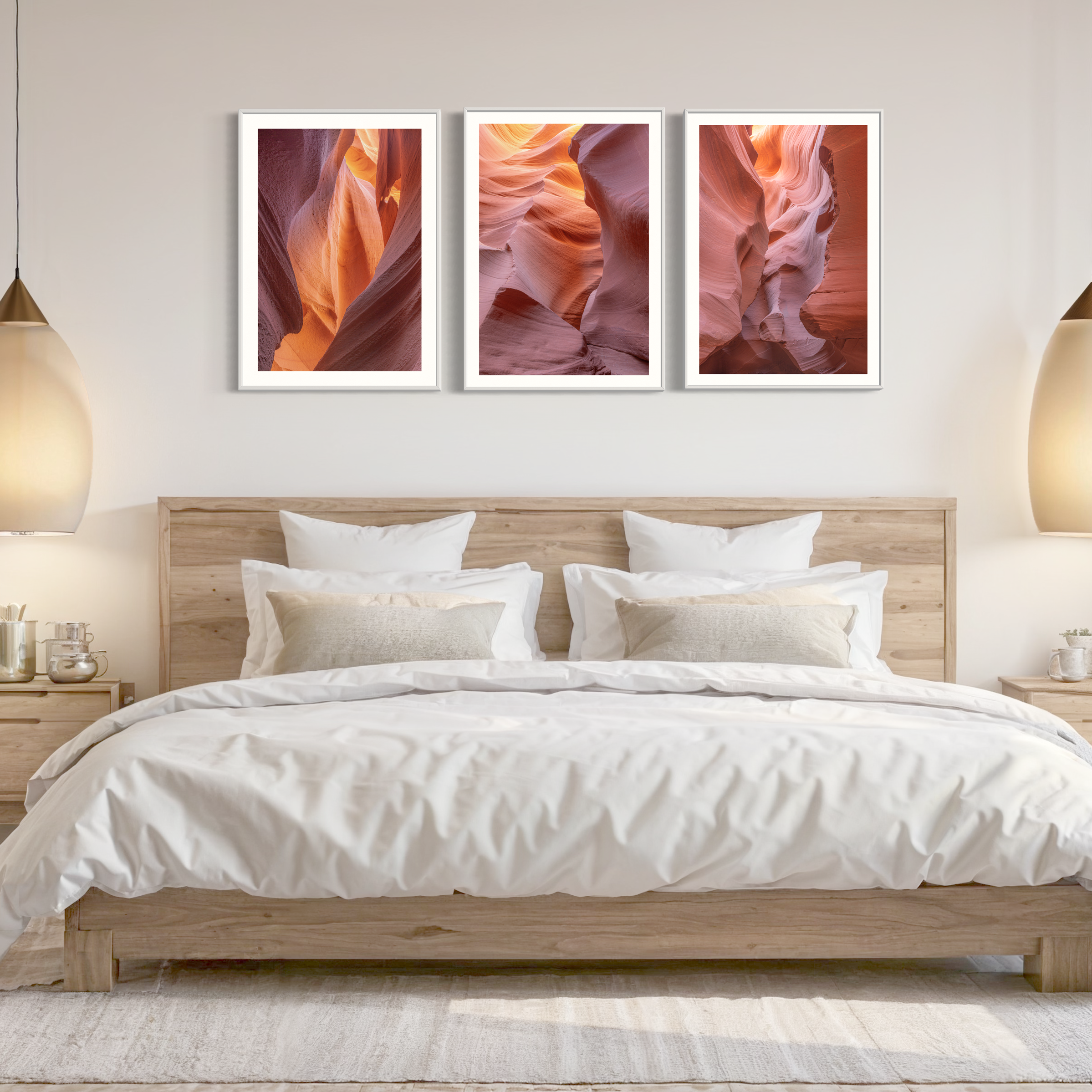 Antelope Canyon Triptych Prints