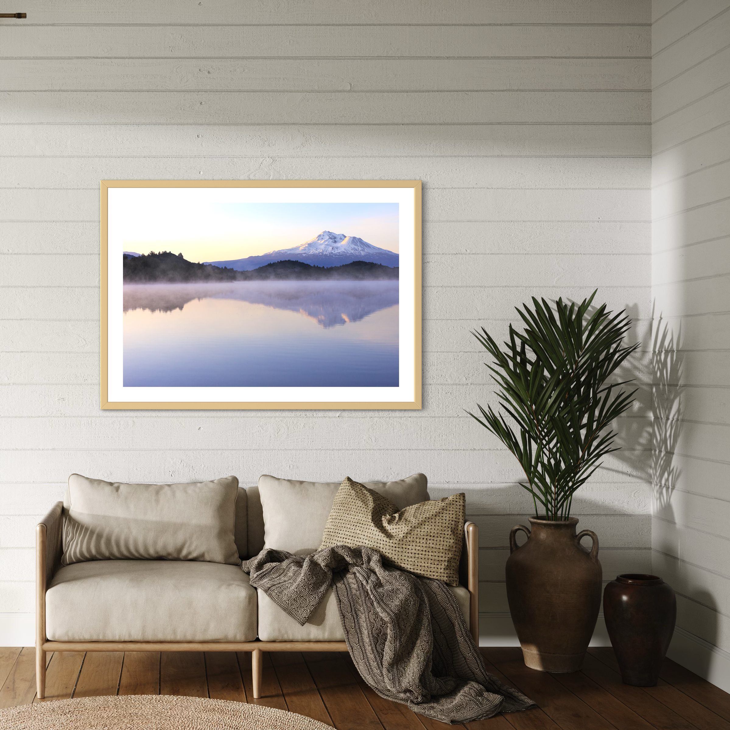Mount Shasta Reflection Print