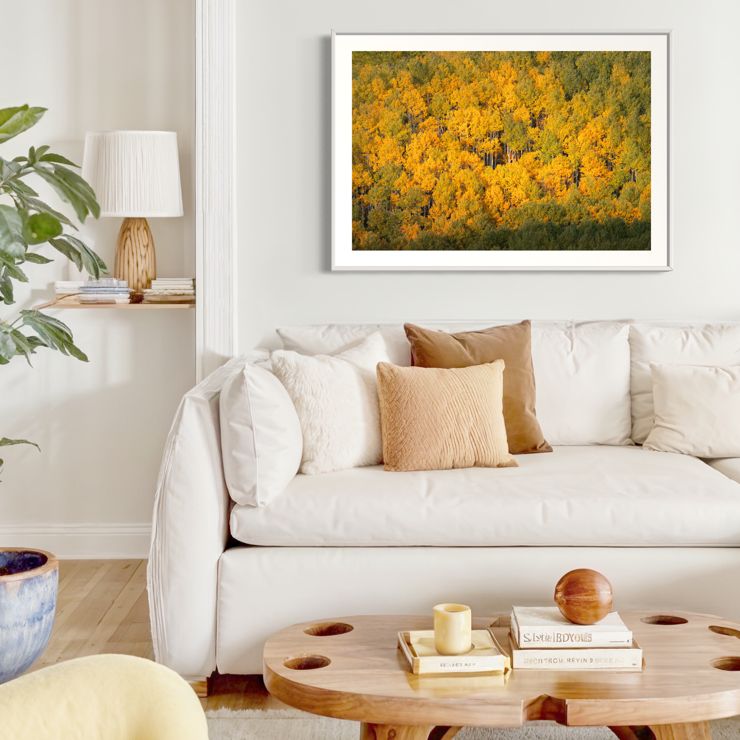 Yellow Forest Print