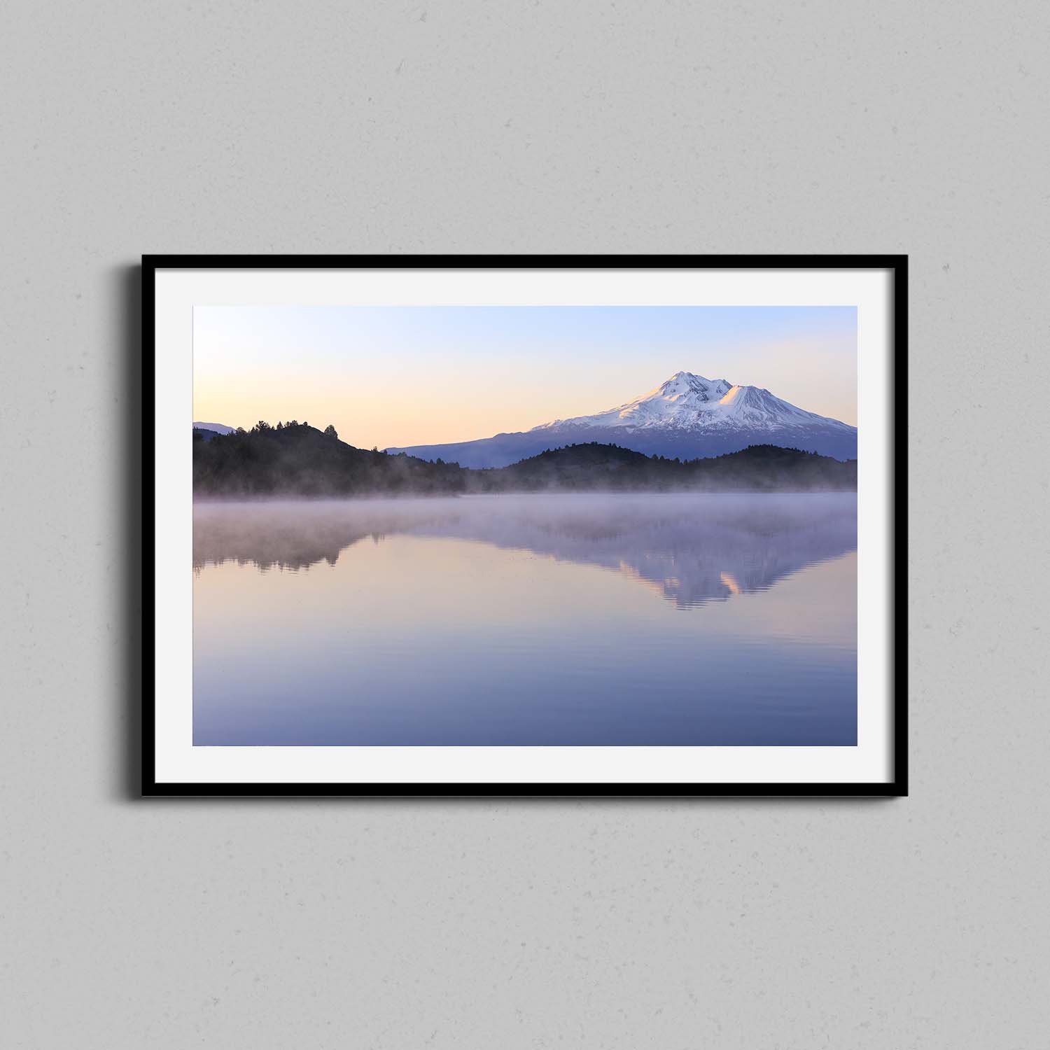 Mount Shasta Reflection Print