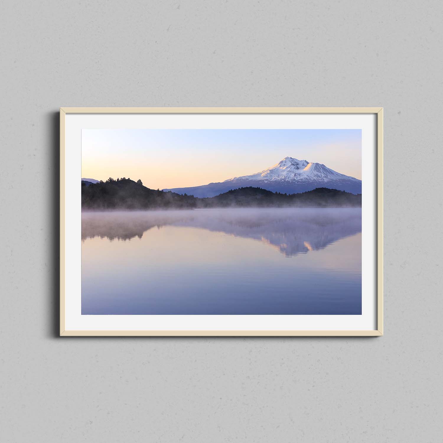 Mount Shasta Reflection Print